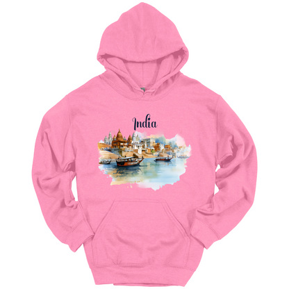 Sacred Waters: Ganga River India Hoodie