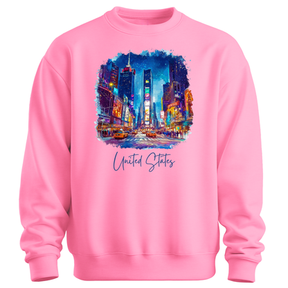 USA Time Square Sweatshirt