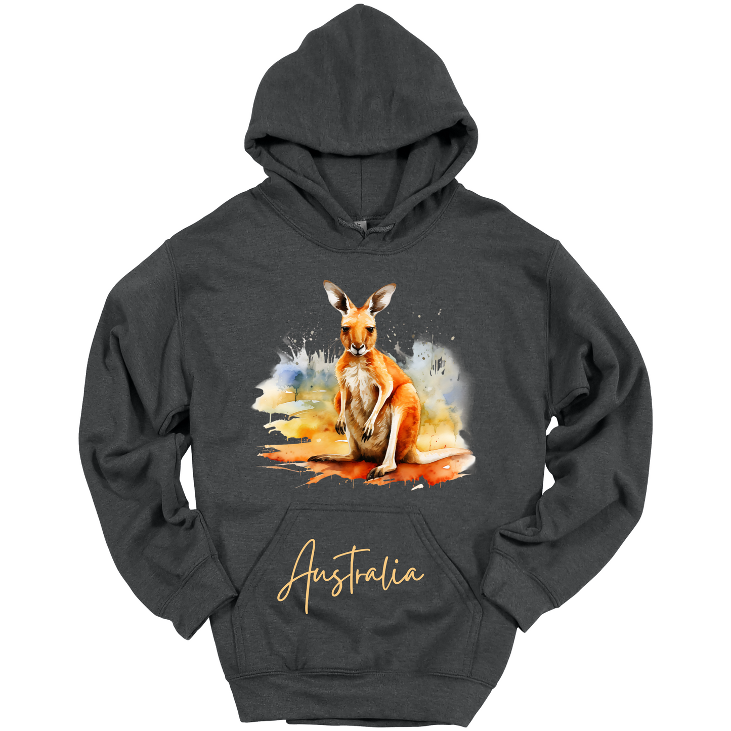 Aussie Hopper Kangaroo Travel Hoodie