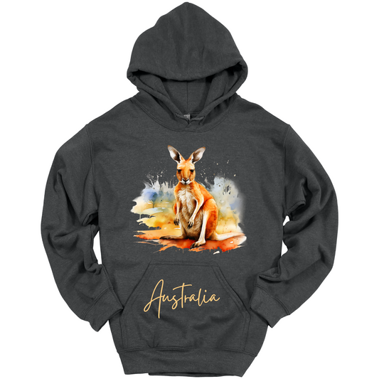 Aussie Hopper Kangaroo Travel Hoodie