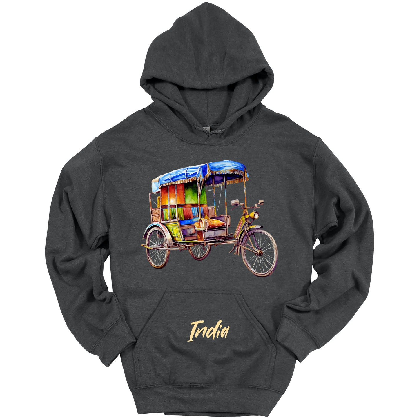 Rickshaw Rides: Explore India Hoodie