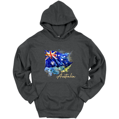 Aussie Pride Artistic Flag Hoodie