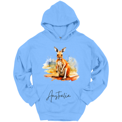 Aussie Hopper Kangaroo Travel Hoodie
