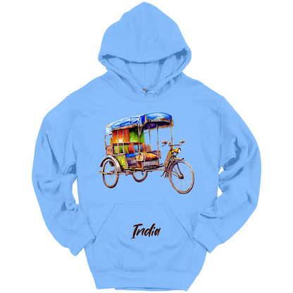 Rickshaw Rides: Explore India Hoodie