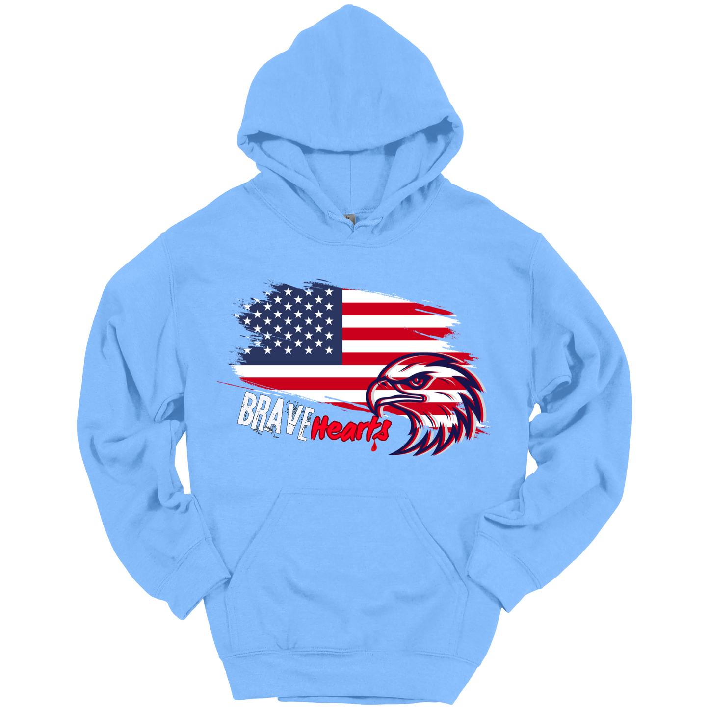 Brave Hearts – Patriot Hawk Hoodie