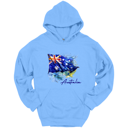 Aussie Pride Artistic Flag Hoodie