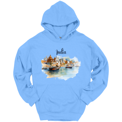 Sacred Waters: Ganga River India Hoodie