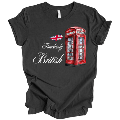 Timelessly British Red Phone Booth Unisex T-shirt