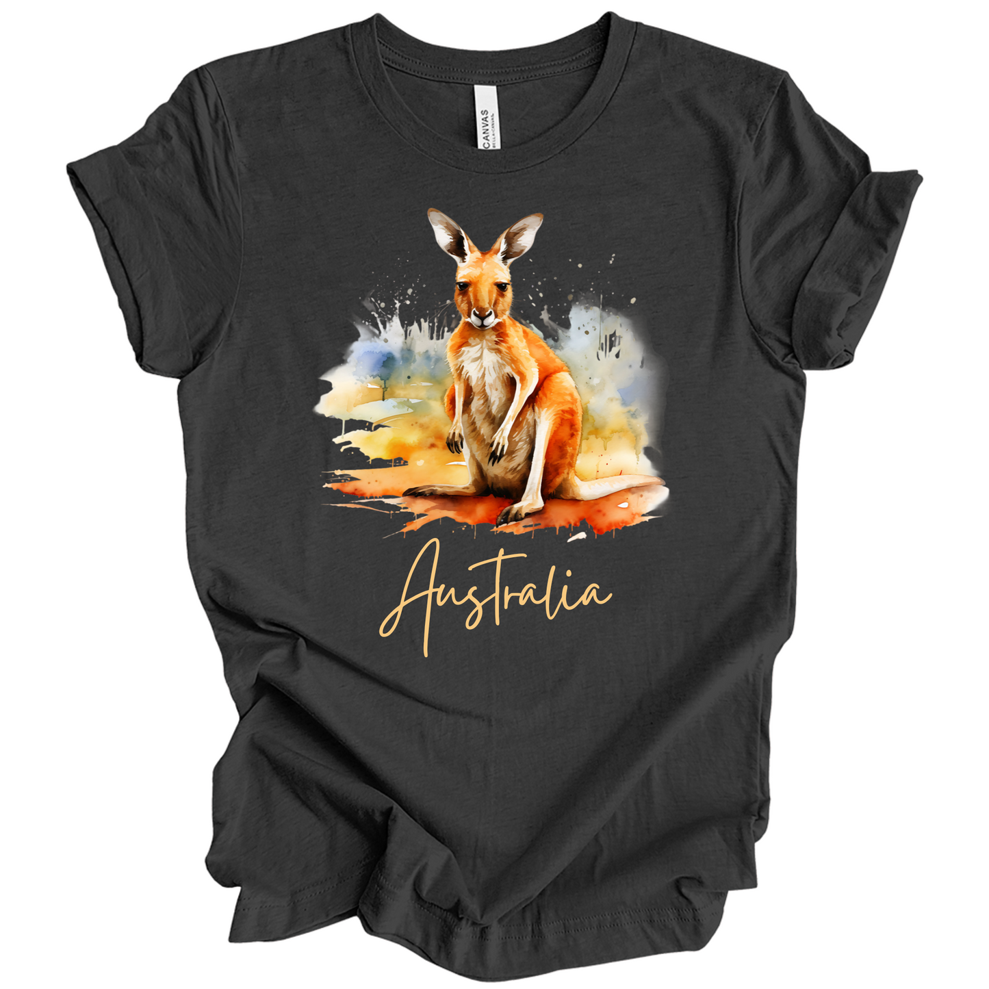 Aussie Hopper Kangaroo Travel Tee