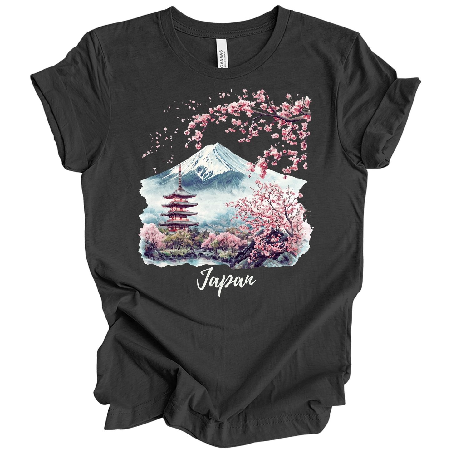 Serene Japan: Fuji & Temples Travel Tee