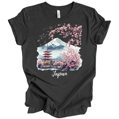 Serene Japan: Fuji & Temples Travel Tee