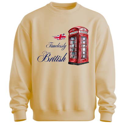 Timelessly British Red Phone Booth Unisex Sweatshirt