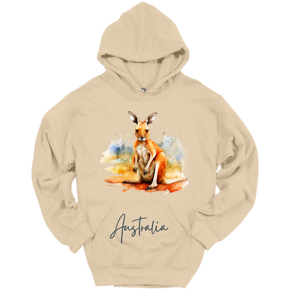 Aussie Hopper Kangaroo Travel Hoodie
