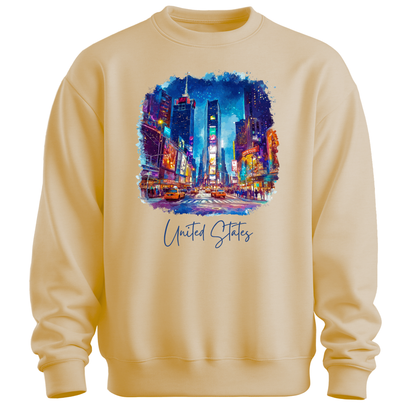 USA Time Square Sweatshirt