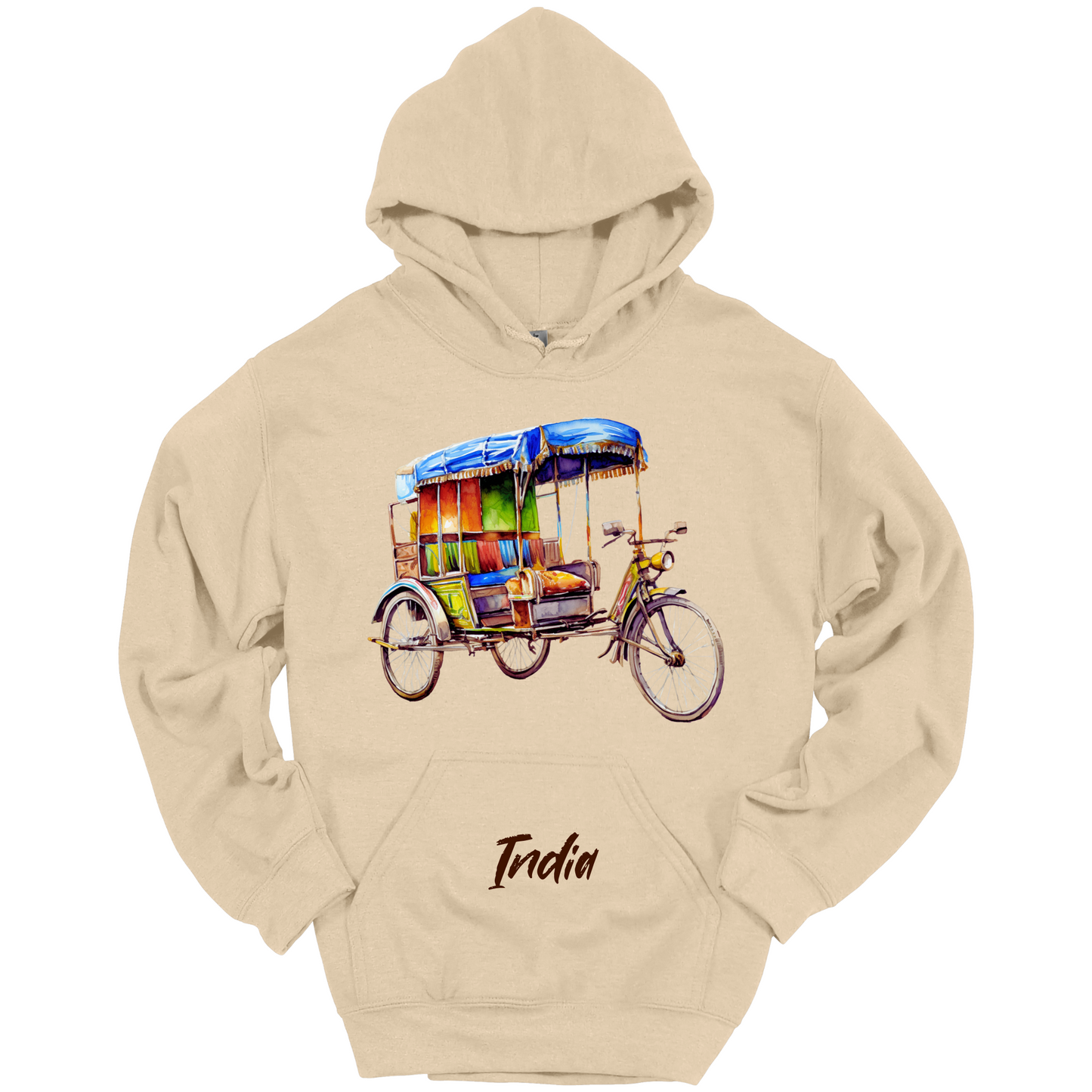 Rickshaw Rides: Explore India Hoodie