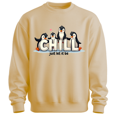 Chill Vibes Only – Penguin Edition Sweatshirt