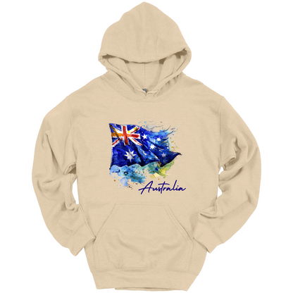 Aussie Pride Artistic Flag Hoodie