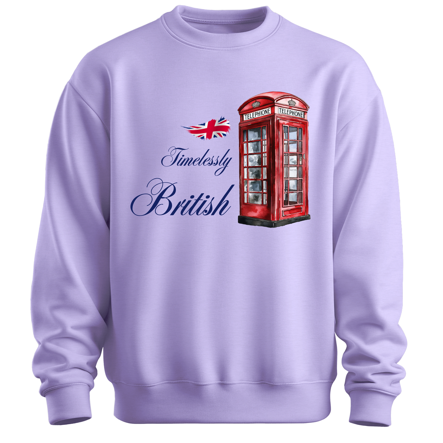 Timelessly British Red Phone Booth Unisex Sweatshirt