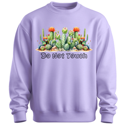 Do Not Touch – Sassy Cactus Sweatshirt