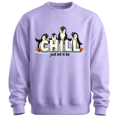 Chill Vibes Only – Penguin Edition Sweatshirt
