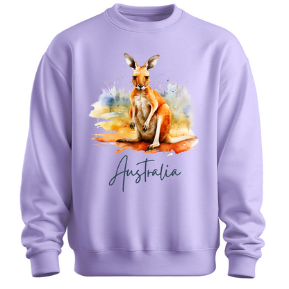 Aussie Hopper Kangaroo Travel Sweatshirt