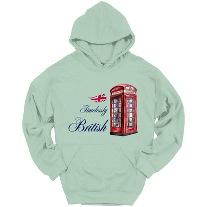 Timelessly British Red Phone Booth Unisex Hoodie
