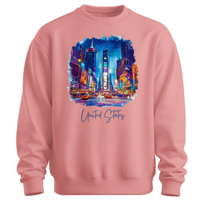 USA Time Square Sweatshirt