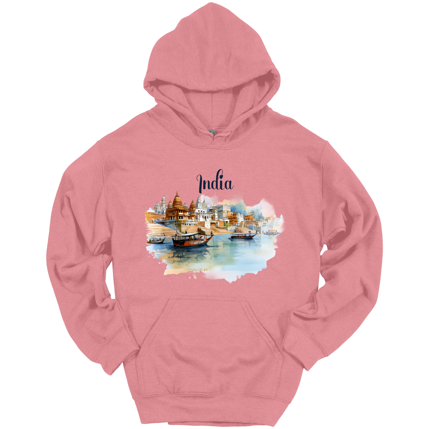 Sacred Waters: Ganga River India Hoodie