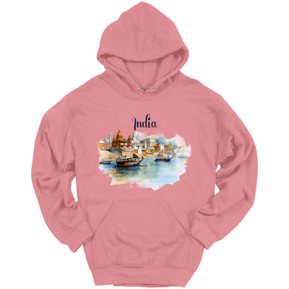 Sacred Waters: Ganga River India Hoodie