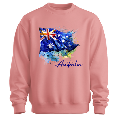 Aussie Pride Artistic Flag Sweatshirt