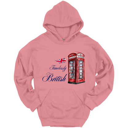 Timelessly British Red Phone Booth Unisex Hoodie