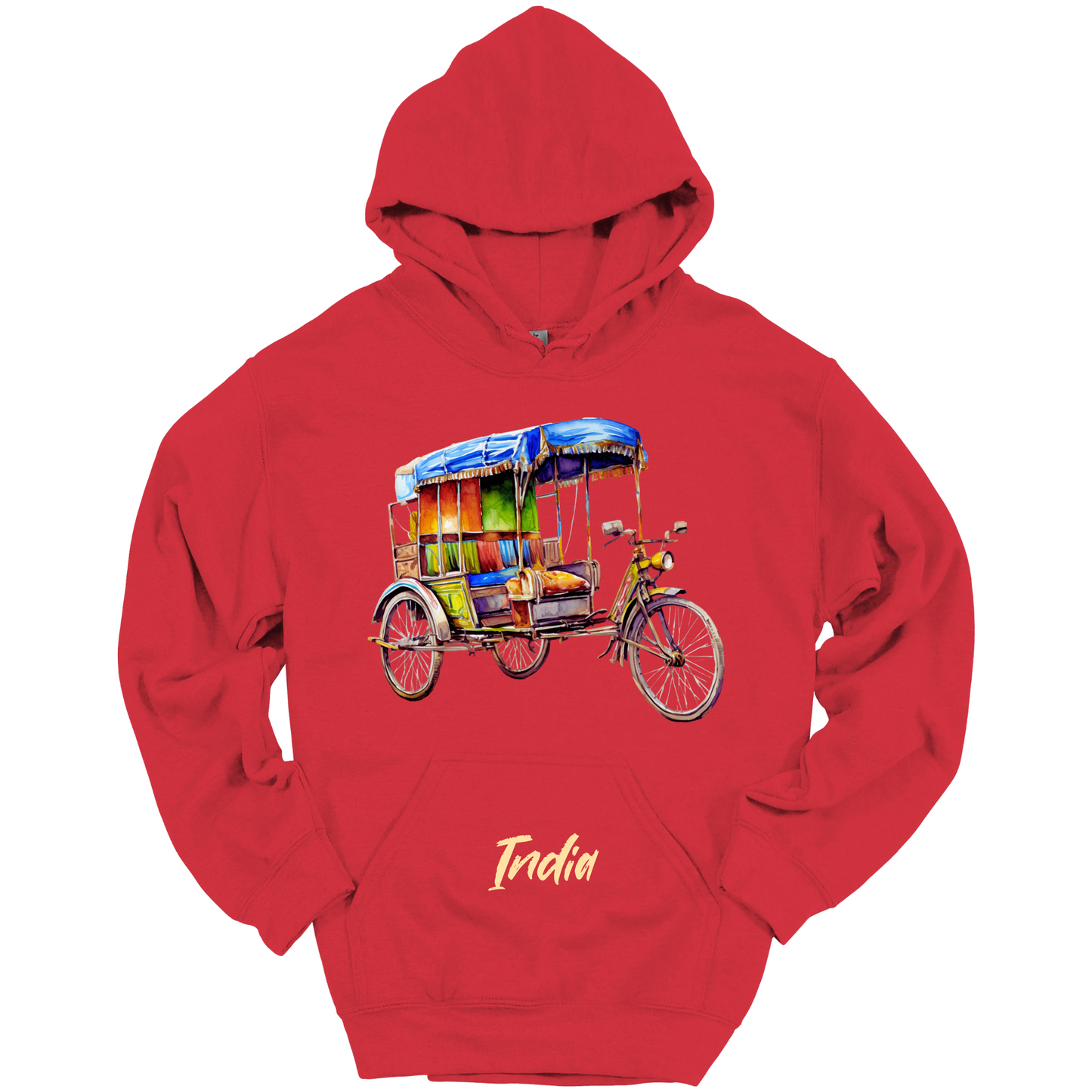 Rickshaw Rides: Explore India Hoodie