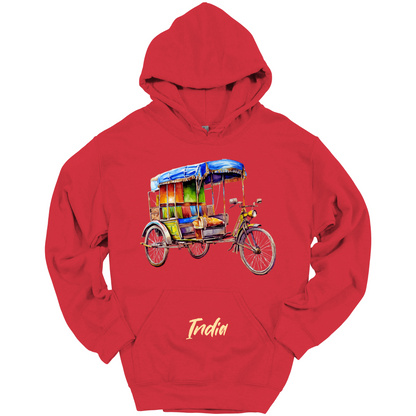 Rickshaw Rides: Explore India Hoodie