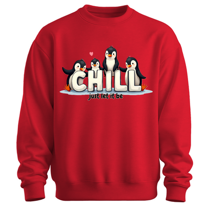 Chill Vibes Only – Penguin Edition Sweatshirt
