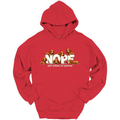 Dachshund NOPE Hoodie