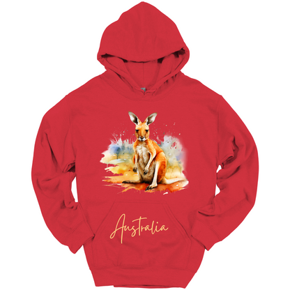Aussie Hopper Kangaroo Travel Hoodie