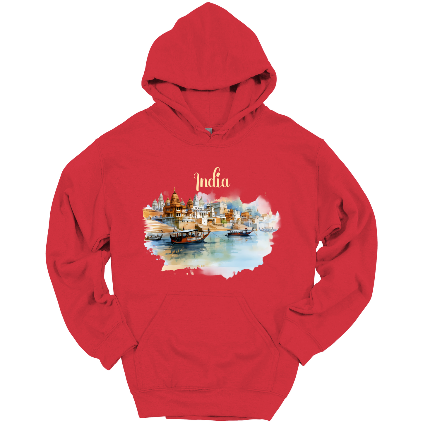 Sacred Waters: Ganga River India Hoodie