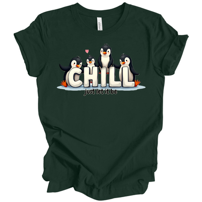 Chill Vibes Only – Penguin Edition Tee