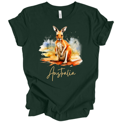 Aussie Hopper Kangaroo Travel Tee