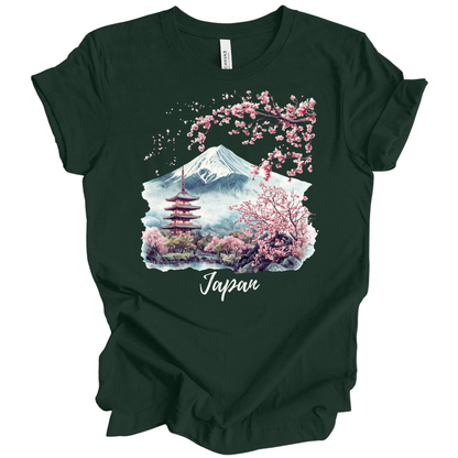 Serene Japan: Fuji & Temples Travel Tee