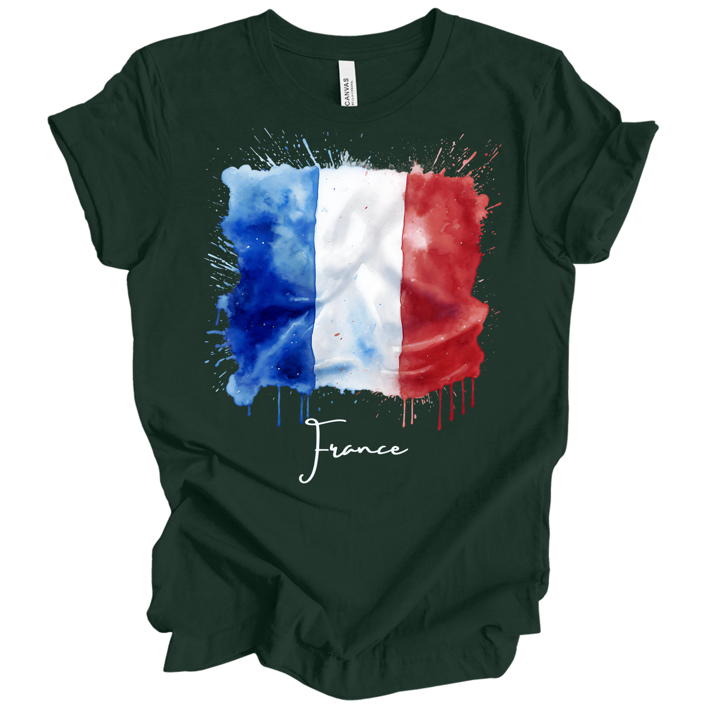 Vive La France: French Flag Tee
