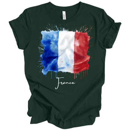 Vive La France: French Flag Tee