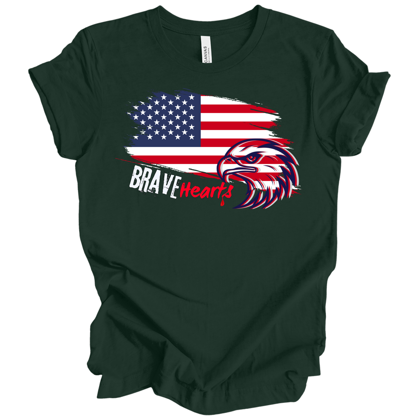 Brave Hearts – Patriot Hawk Tee