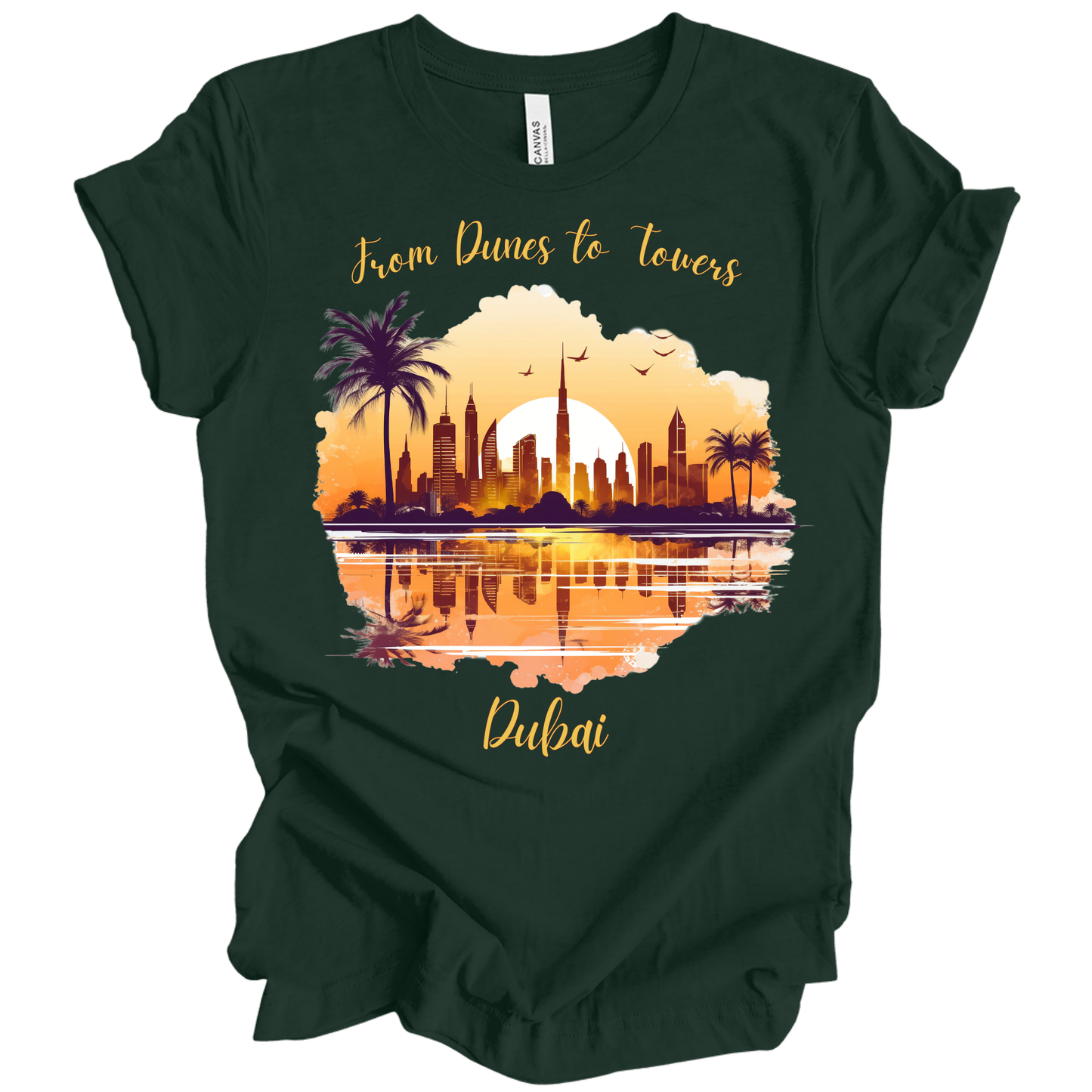 From Dunes to Towers: Dubai Adventure Tee