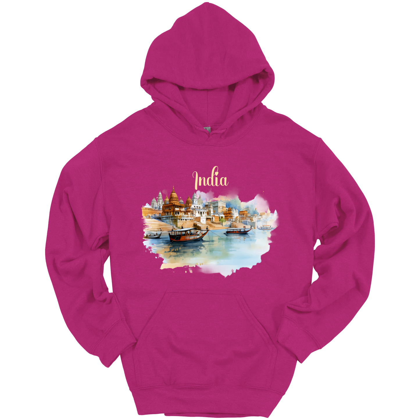 Sacred Waters: Ganga River India Hoodie