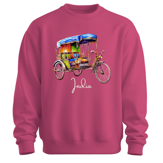 Rickshaw Rides: Explore India Sweatshirt