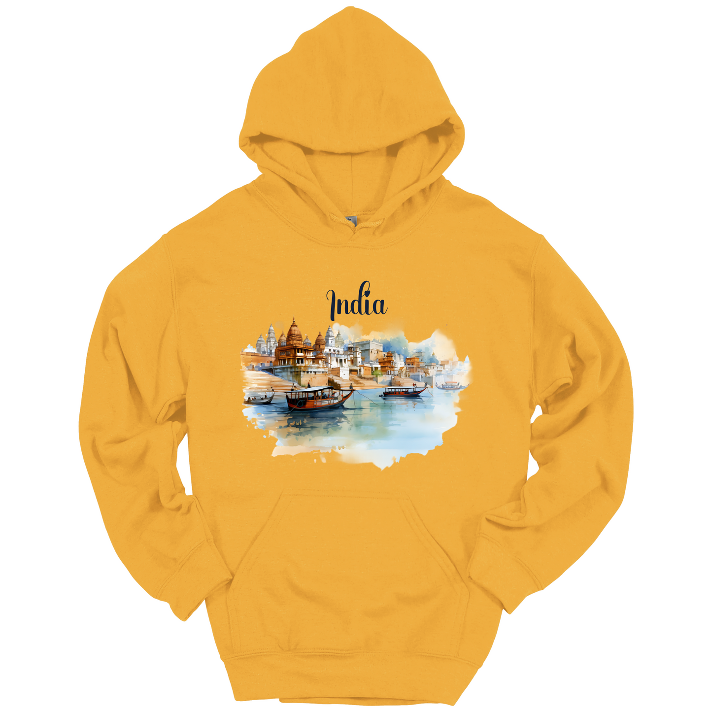 Sacred Waters: Ganga River India Hoodie