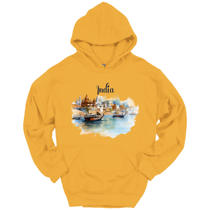 Sacred Waters: Ganga River India Hoodie