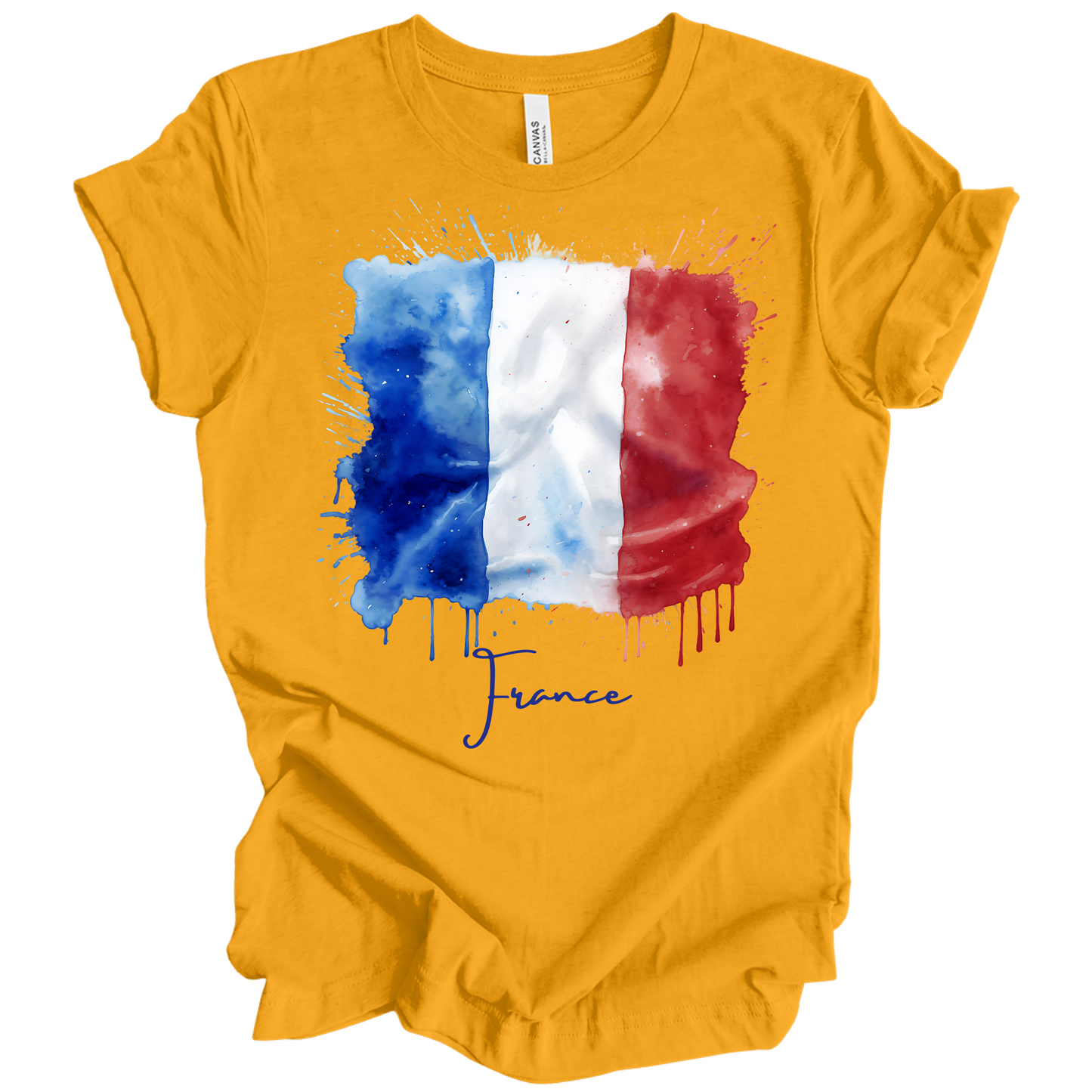 Vive La France: French Flag Tee