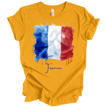 Vive La France: French Flag Tee